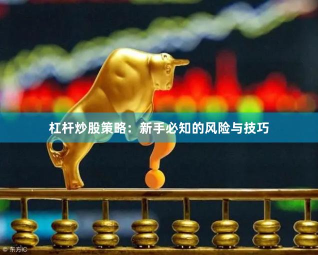 杠杆炒股策略：新手必知的风险与技巧